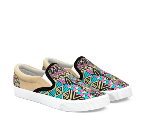 Love Tribal Pink - Slip-on Shoe (480x480), Png Download