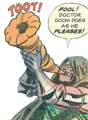 Since "slammed One Out, Happy Friday\ - Doctor Doom Toot (306x404), Png Download