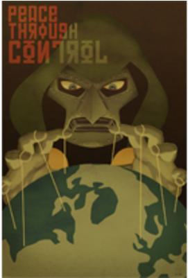 Peace Through Control - Vector Graphics (400x400), Png Download
