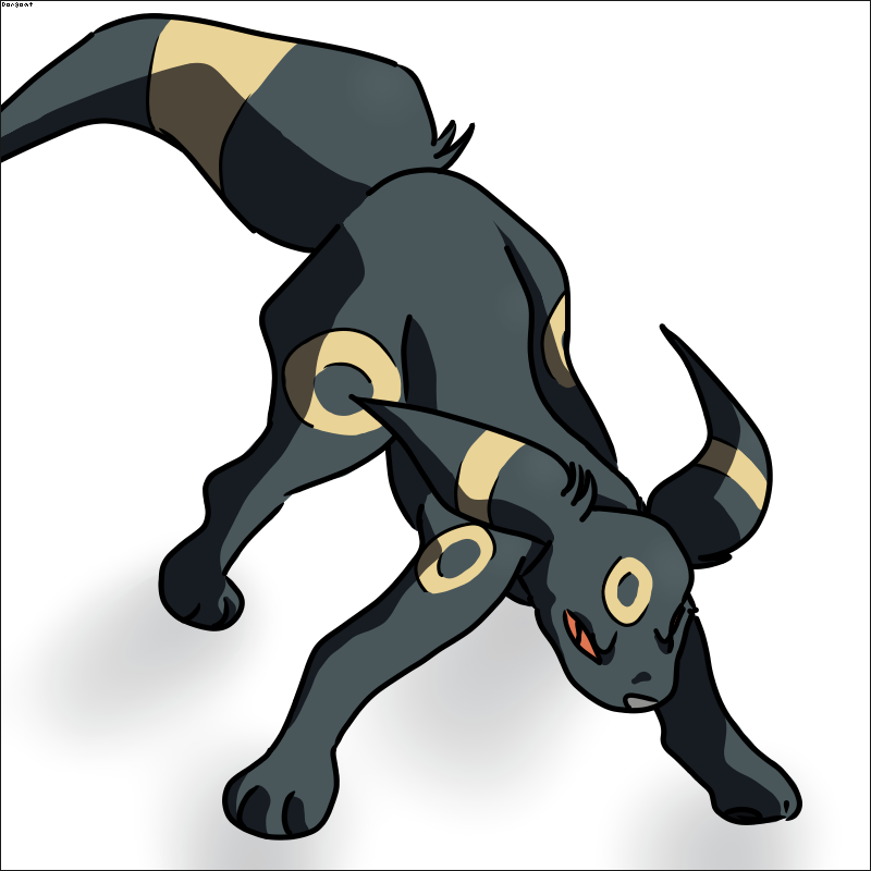 Umbreon - Cartoon (800x800), Png Download