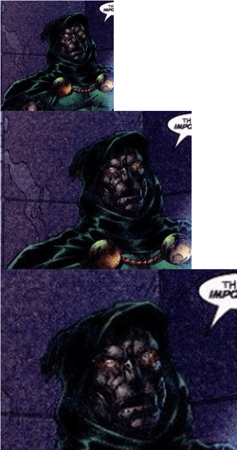 Dr Doom Eye Reaction - Eye (500x900), Png Download