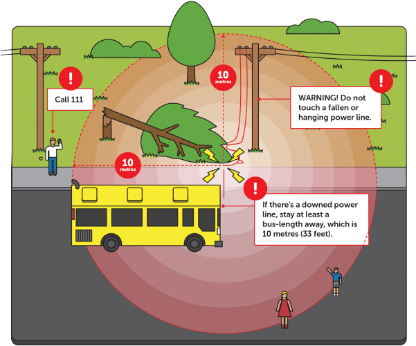Nwl0003 Downed Powerlines V2 - Power Line (600x540), Png Download