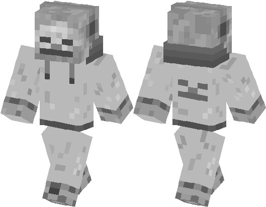 Skeleton Minecraft Hub (528x418), Png Download