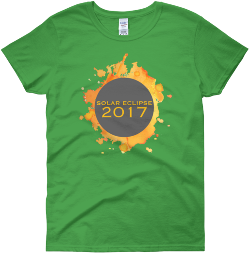 2017 Solar Eclipse Watercolor Burst - Mclaren Racing T Shirts (600x600), Png Download