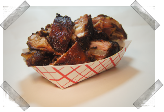Rib-tips - Pork Ribs (530x362), Png Download