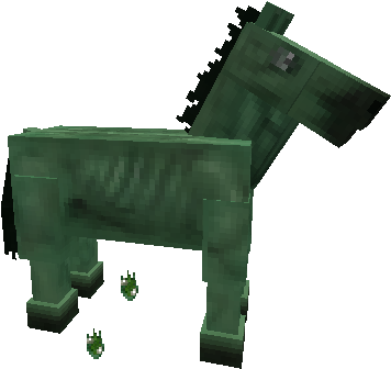 Image Skeleton Unicorn 2 L Png Mo Creatures Wiki Fandom - Undead Horse Mo Creatures (400x400), Png Download