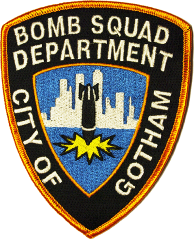 Warner Brothers - Gotham City Police Department Decals (400x491), Png Download