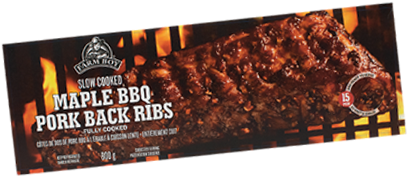 Farm Boy Maple Bbq Pork Back Ribs - Barbecue Grill (416x416), Png Download