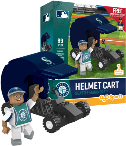 Mlb Seattle Mariners Helmet Cart - Seattle Mariners (480x480), Png Download