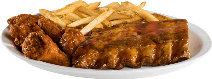 Rib Combo - Cotes Levées Avec Frites (705x705), Png Download