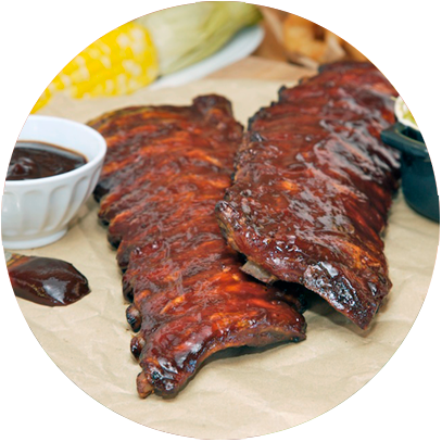 Pre-cut Ribs Are An Economic Alternative Available - Pork Ribs (407x407), Png Download