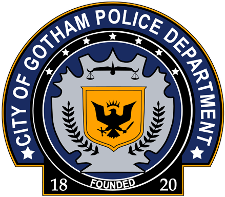 Gotham City Police Department - Gotham City Police Department Logo (447x388), Png Download