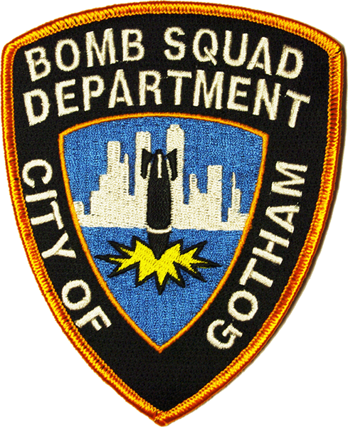 Gotham City Police Department Shoulder Patch - Gotham City Police Department Decals (489x600), Png Download