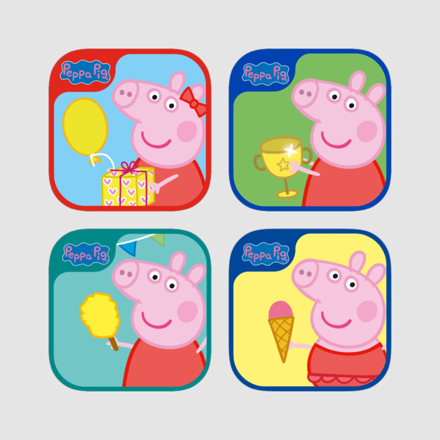 Peppa Pig's Bundle Of Fun On The App Store - Gurli Gris Ferie I Solen Dvd Film (630x630), Png Download