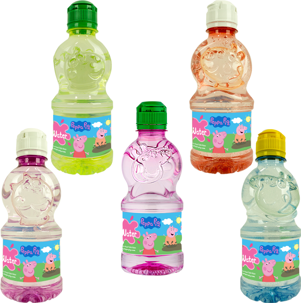 Peppa Pig 033 L Pet - Water (1200x1200), Png Download