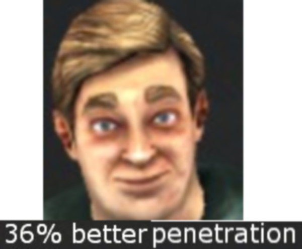 36% Better Penetration Killing Floor 2 Eyebrow Face - Killing Floor (600x495), Png Download