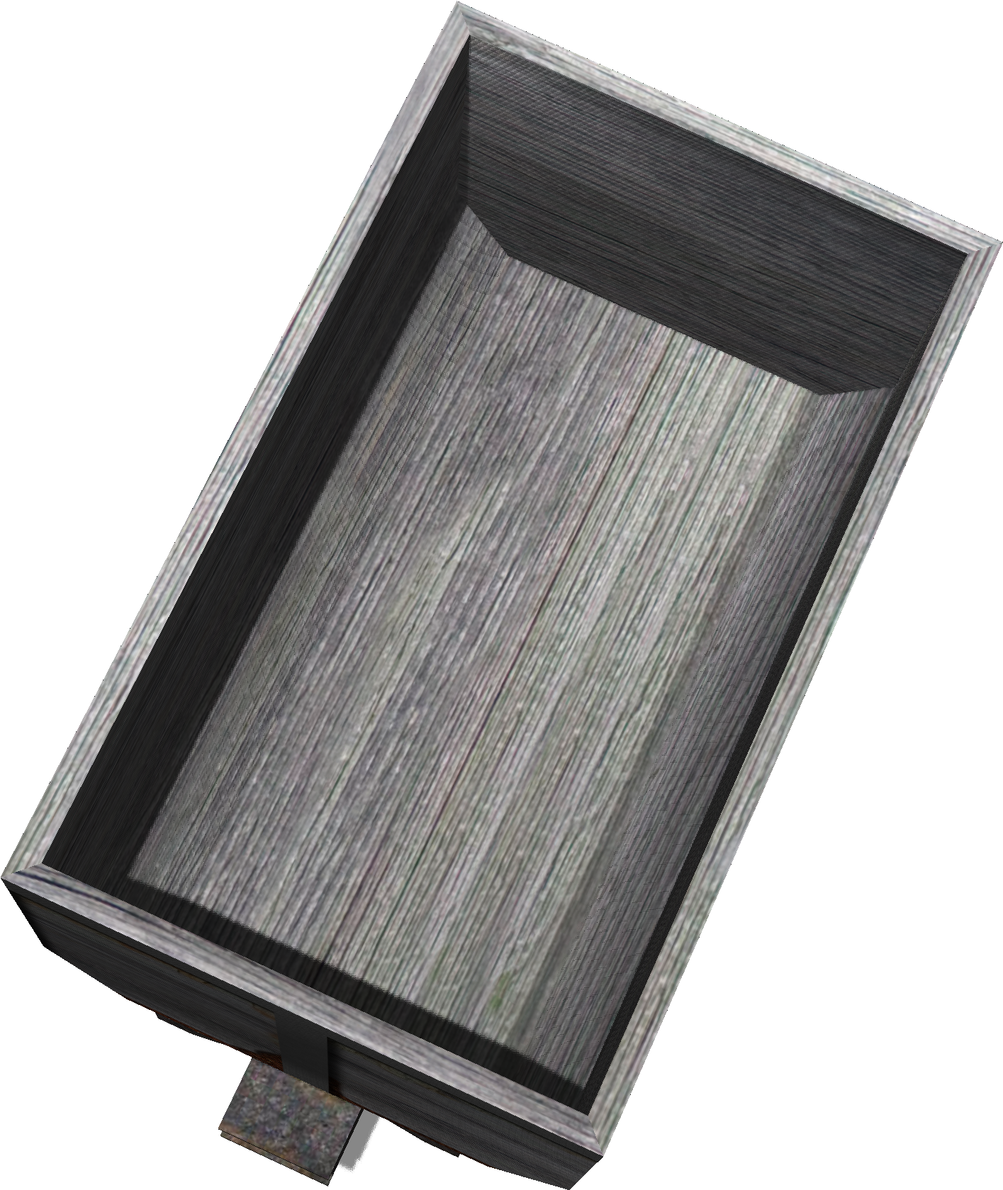 Minecart3 - Mine Cart Top View (2048x2048), Png Download