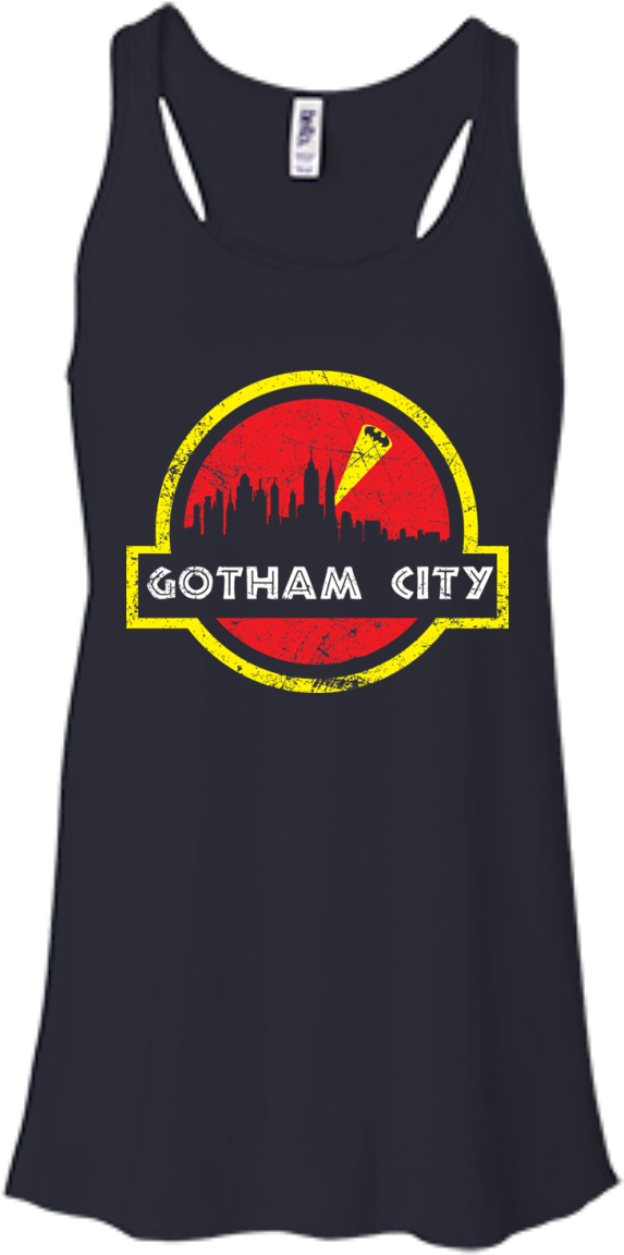 Gotham City Ladies Tee Apparel Teepeat - One Piece Logo Ladies Tee (1155x1155), Png Download