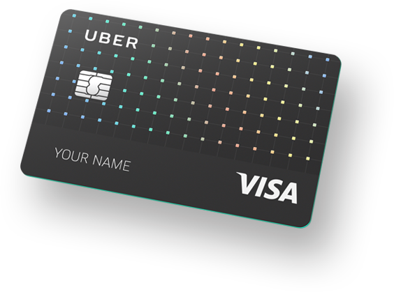 Uber Visa Credit Card (564x419), Png Download