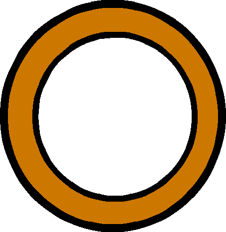 Bagel Frisbee - Apple Watch (454x466), Png Download