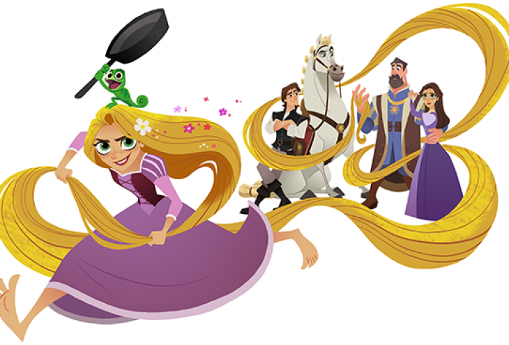 Disney Channel Relies On Its Beloved Brands To Connect - Tangled 2 Before Ever After (730x495), Png Download