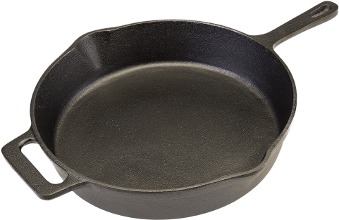 Farmhouse 11″ Pre-seasoned Cast Iron Skillet - Ecolution Farmhouse Cast Iron Pre Seasoned Fry Pan (500x500), Png Download