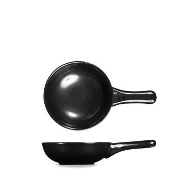 Small Skillet Pan - Churchill Rustics Simmer Black Small Skillet Pan 23cm (354x354), Png Download