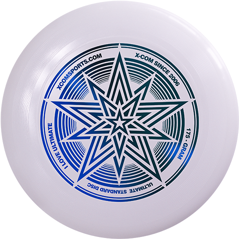 X-com Ultimate Disc Uv Colour Changing - Bigbulls 'starburst 175g Ultimate Frisbee Flying Disc (500x500), Png Download