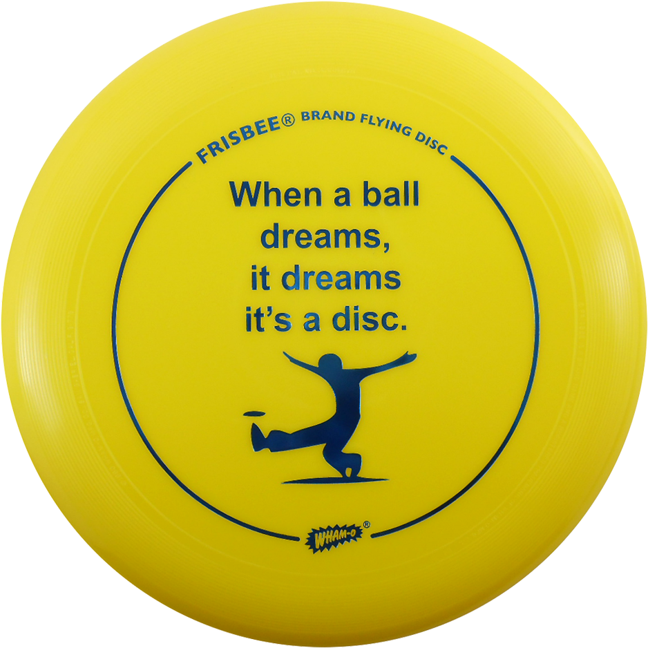 Wham-o Umax When A Ball Dreams 175g Ultimate Frisbee (1000x1000), Png Download