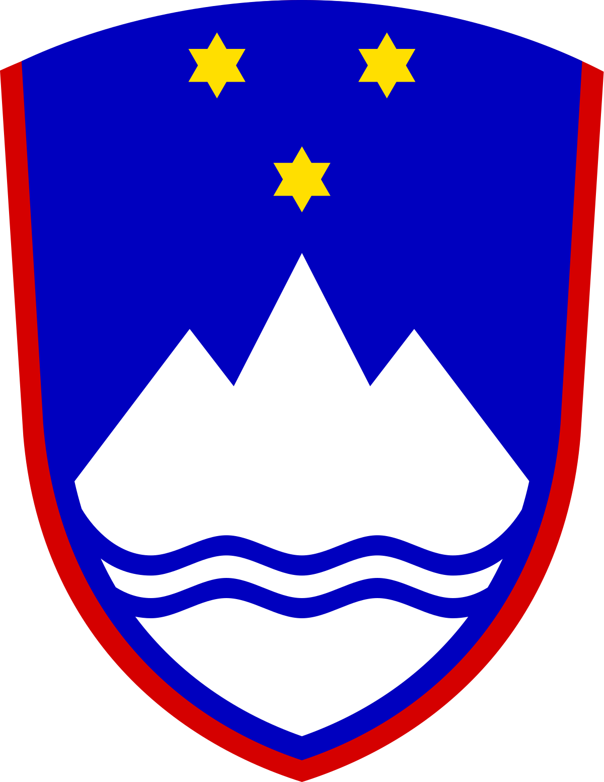 Escudo De La Bandera De Eslovenia (1200x1552), Png Download
