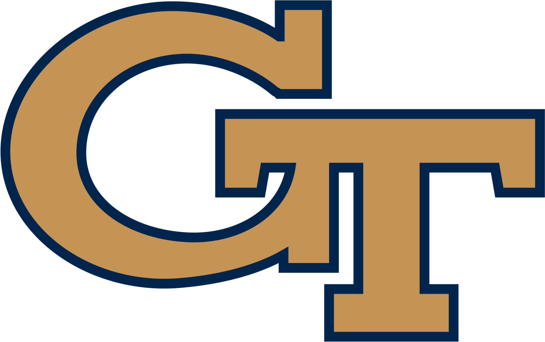Georgia Tech Athletics Logo (1784x1161), Png Download