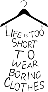 Clothes Hanger Drawing At Getdrawings - Life Is To Short To Wear Boring Clothes (337x423), Png Download