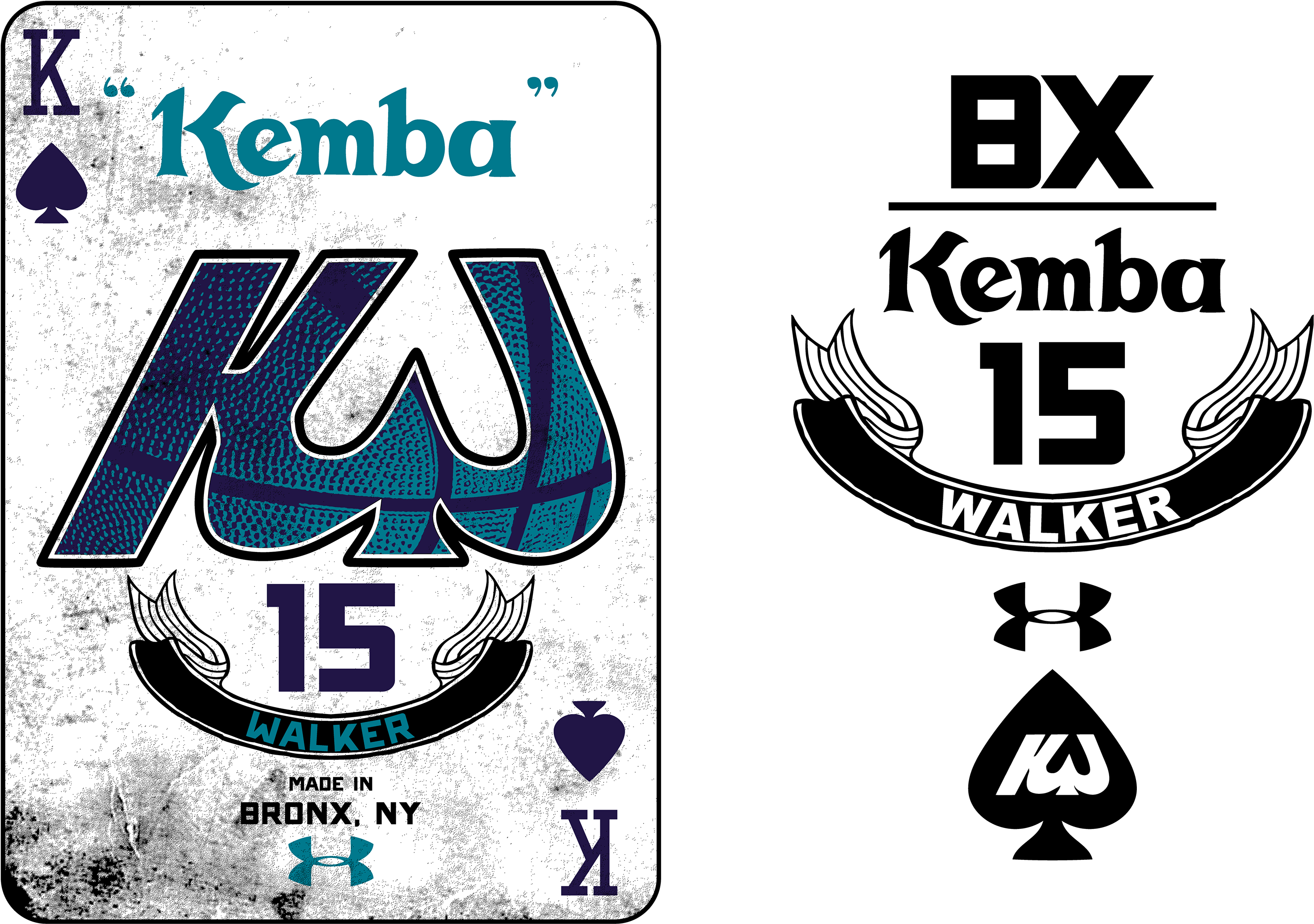Featured In Kemba Walkers "walk With Me - Kemba Walker Logo (600x550), Png Download