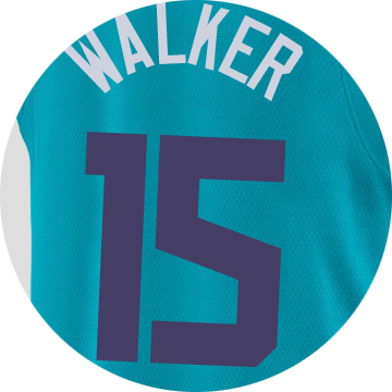 Charlotte Hornets Kemba Walker - Charlotte Hornets (360x360), Png Download