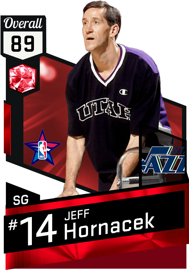 Jeff Hornacek - Mike Bibby Nba 2k17 (651x941), Png Download