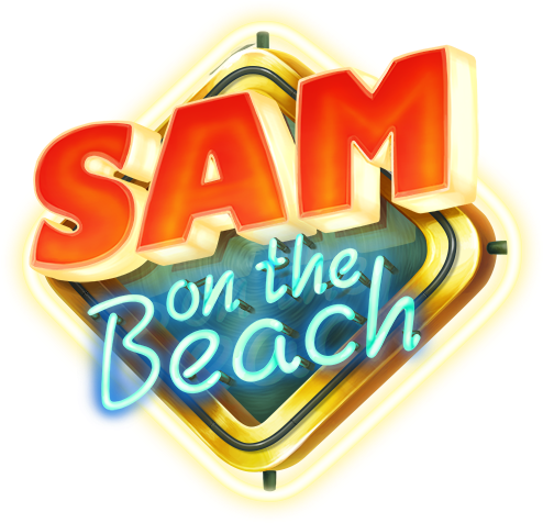 Caribbean Vaccation - Sam On The Beach Slot (500x476), Png Download