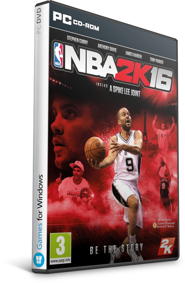 Nba 2k16 Multilenguaje (pc-game) - Nba 2k16 [pc Game] - Download (620x950), Png Download