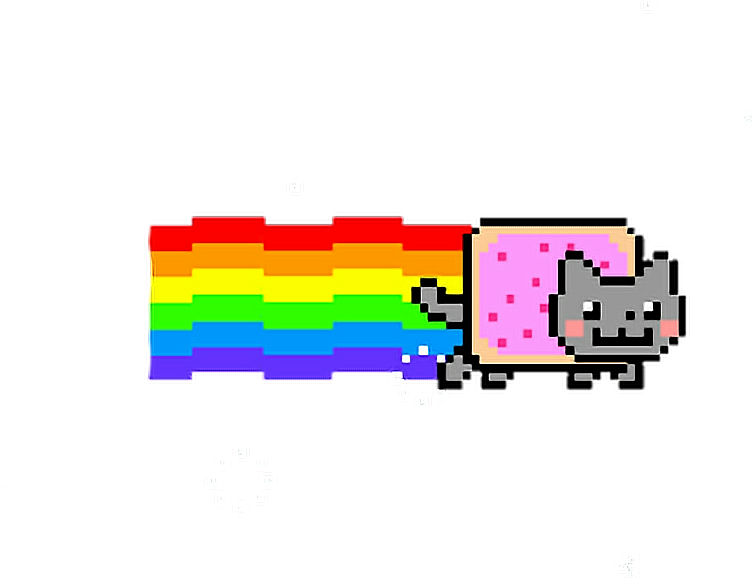 Report Abuse - Nyan Cat Png (752x578), Png Download