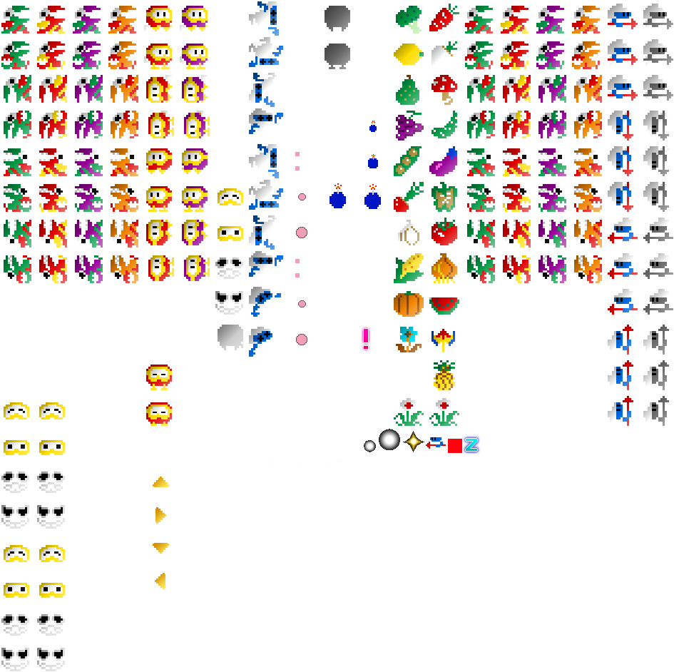 Click For Full Sized Image Dig Dug - Pac Man Championship Edition Dx Sprites (1024x1024), Png Download