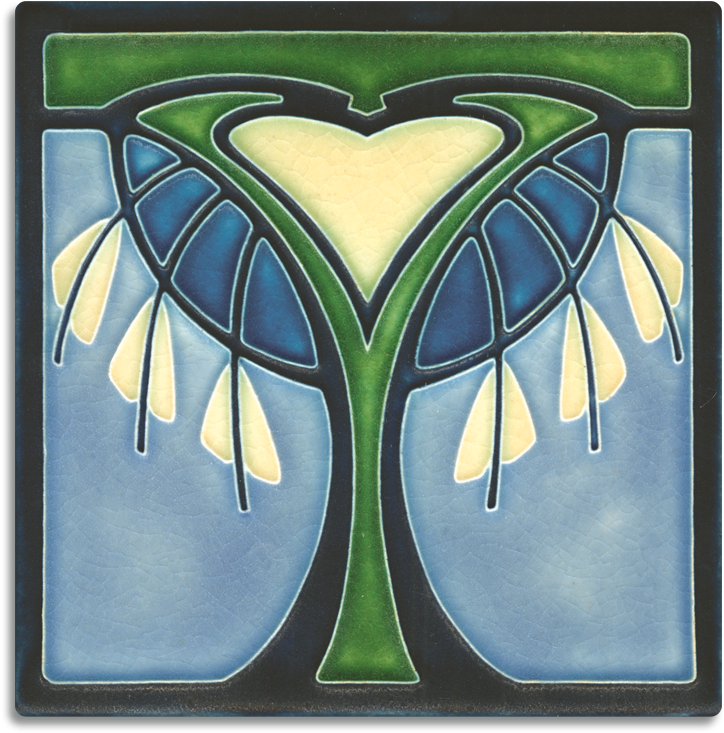 Bleeding Heart, Blue - Stained Glass (1000x1000), Png Download