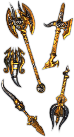 Collection Content Foreground Weapons Elknoble - Weapon (260x465), Png Download
