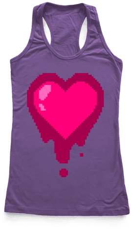 Bleeding Heart Racerback Tank Top - Every Woman Should Know How To Clean Tank (484x484), Png Download
