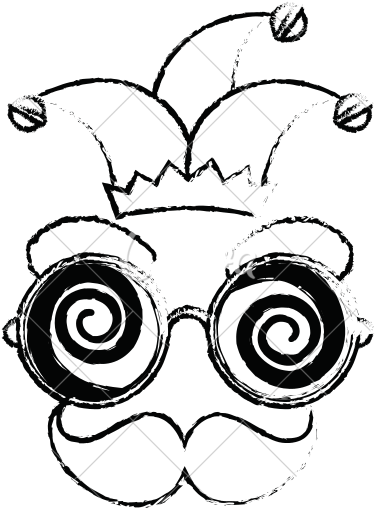 Graphic Black And White Stock Crazy Eye At Getdrawings - Crazy Eye Drawing Png (550x550), Png Download