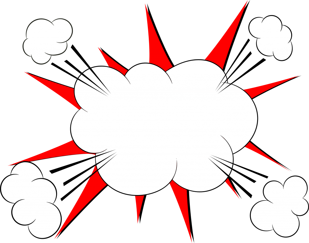 Png File Size - Explosion (1024x806), Png Download