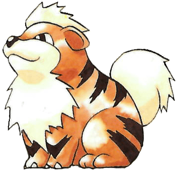 Reblog Chunky Growlithe For A Good Year Of The Dog - Growlithe Official Art (359x347), Png Download