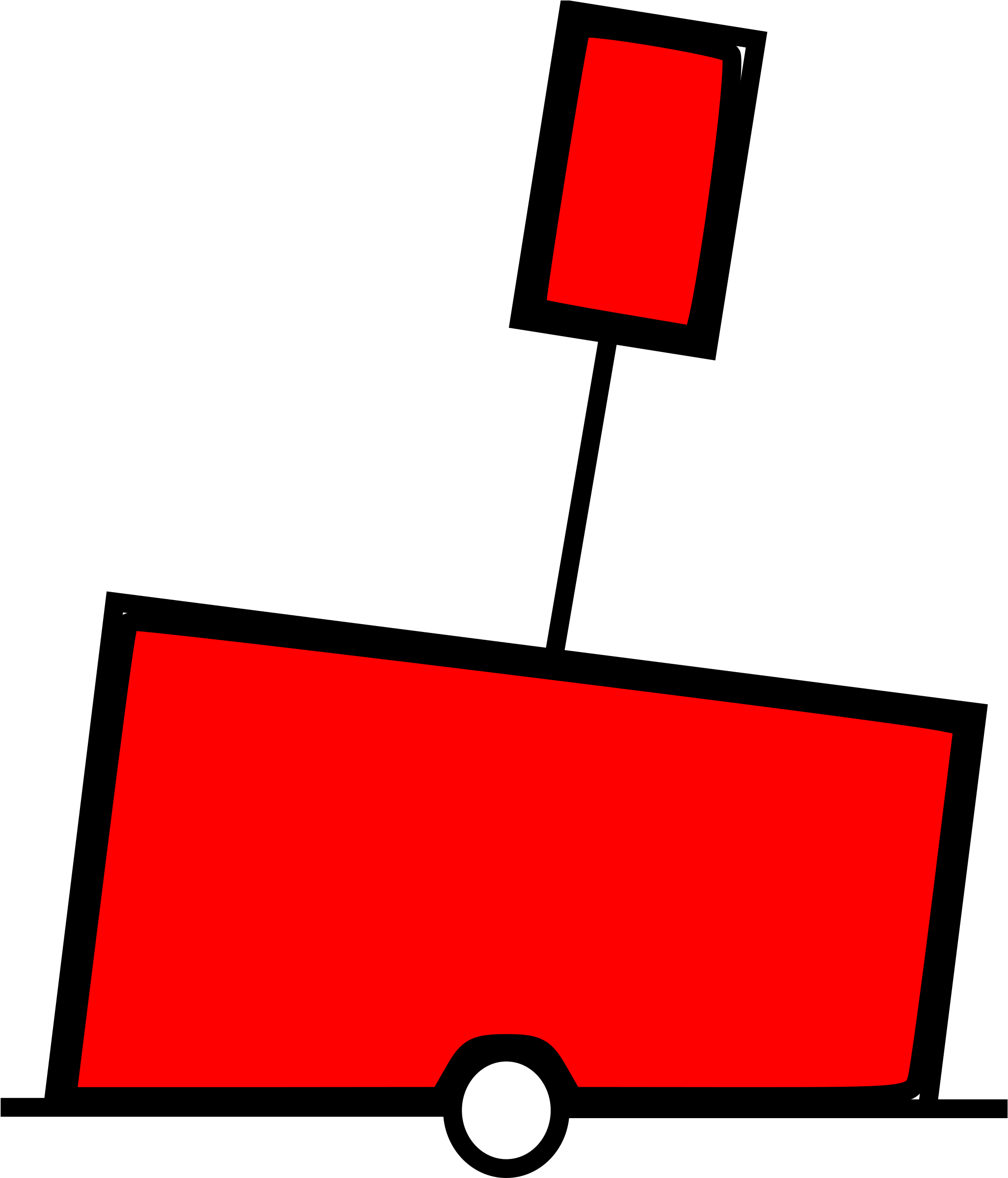 This Free Icons Png Design Of Red Canonical Buoy Iala (2090x2400), Png Download