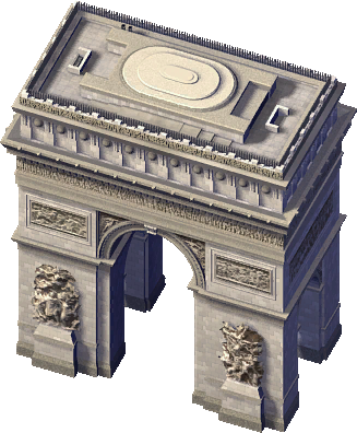 Arc De Triomphe - Arc De Triomphe Png (327x396), Png Download