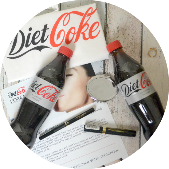 Get Yer Hands On This Great L'oreal And Diet Coke Promo - Coca-cola Diet Coke Caffeine Free (550x550), Png Download