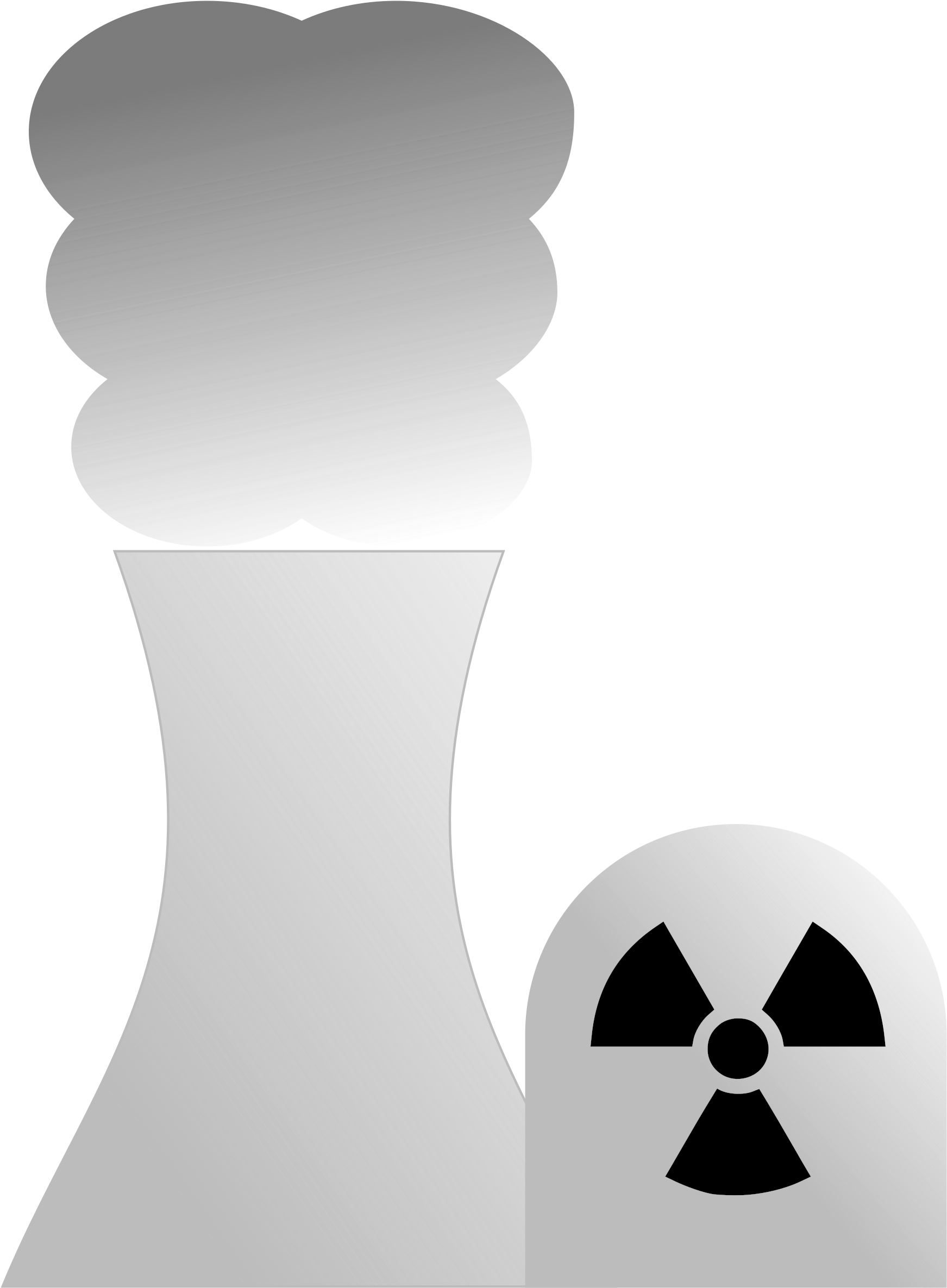 Clipart - Nuclear Power Plant Clipart (1771x2400), Png Download