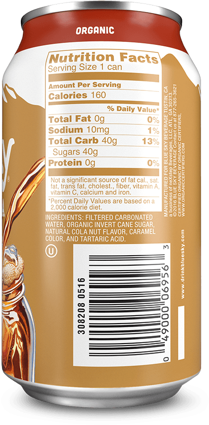 Buy Now Find This Soda Nutritional Info - Blue Sky Soda Ingredients (686x960), Png Download